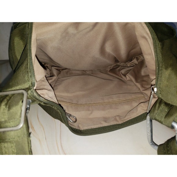 Travelon Crossbody Shoulder Bag   Adjustable Strap Green Pockets VGUC Summer - Picture 6 of 9